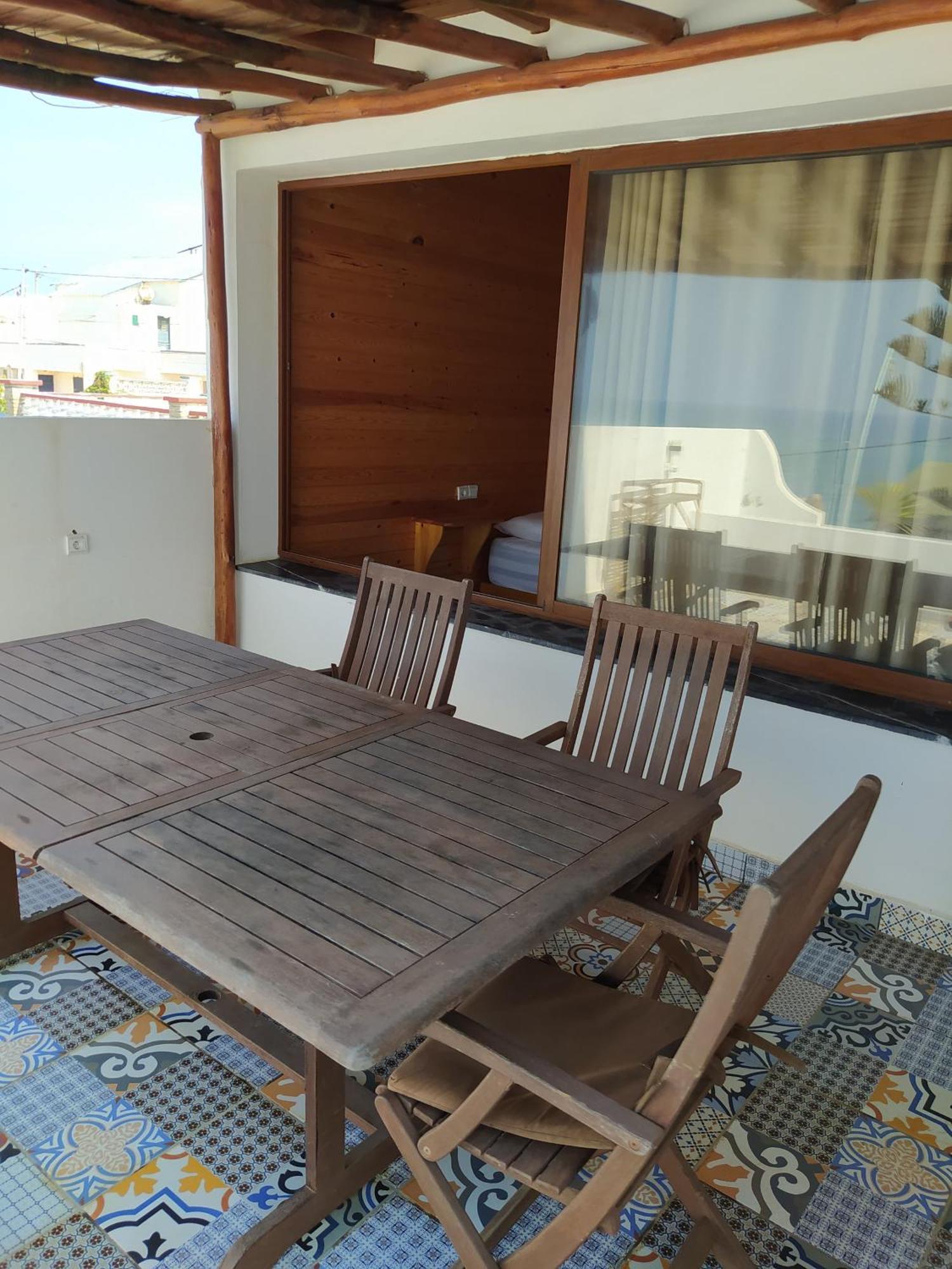 Kabano Beach Auberge Cafe Restaurant Moulay Bousselham Eksteriør billede